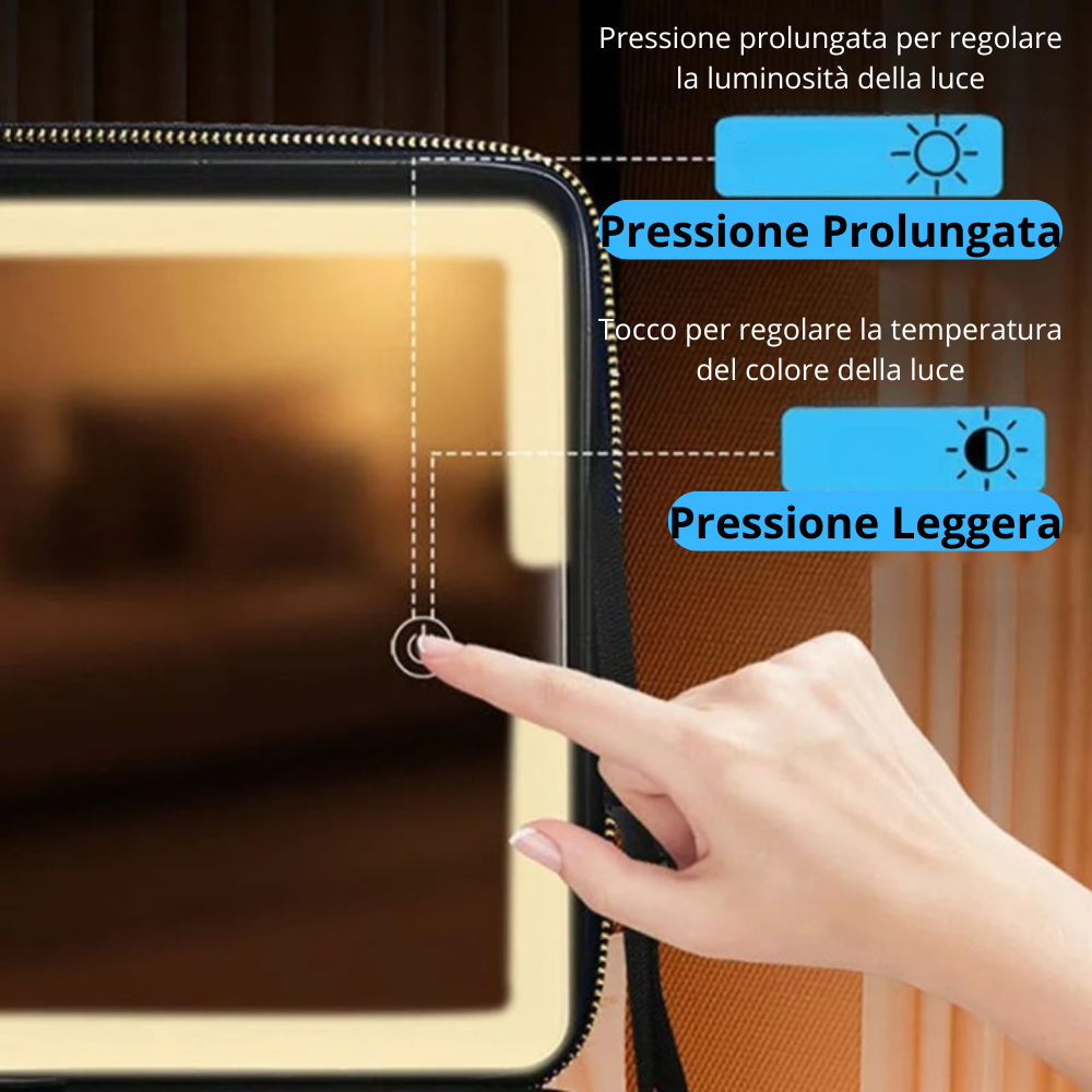 Astuccio Trucco Smart LED